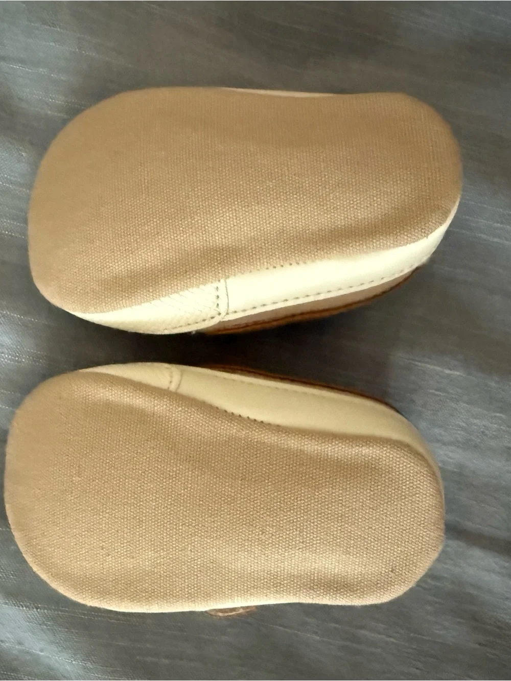 The Children's Place Tan Canvas Infant Shoes